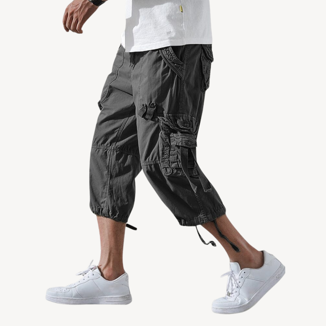 Men's Cargo Capri Shorts | Loravelle