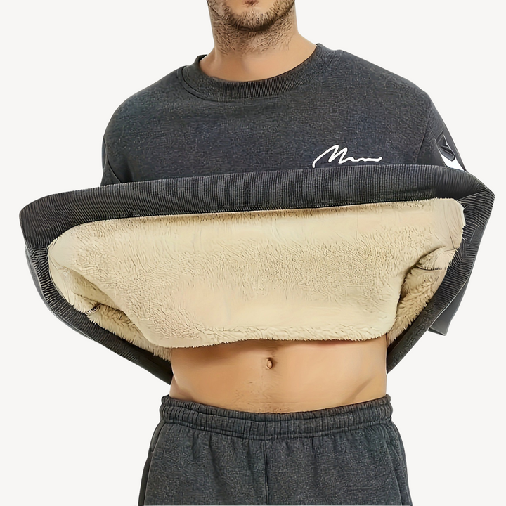 Men’s Fleece-Lined Sweatshirt | Loravelle
