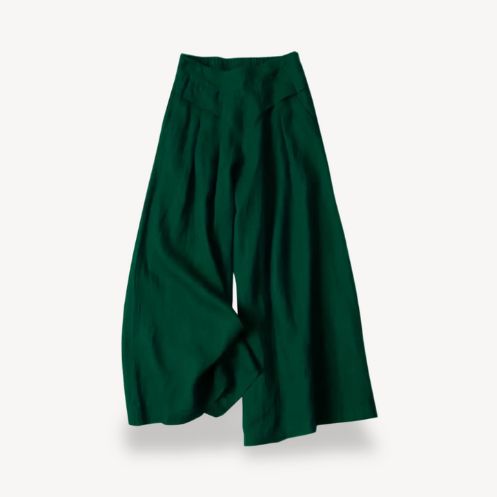 Women's Wide-Legged Linen Culottes | Loravelle