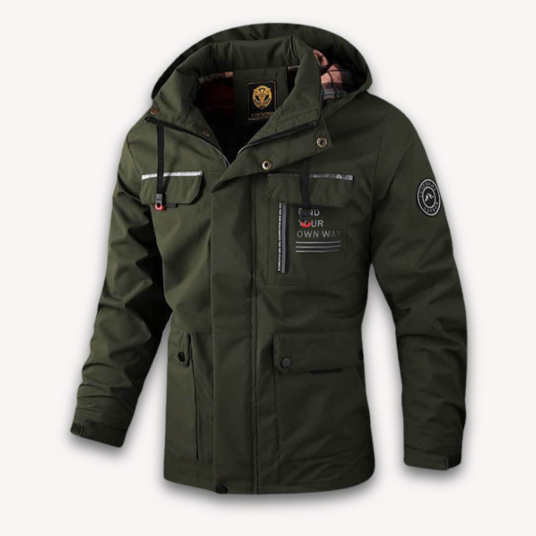 Loravelle | Men's Hooded Waterproof Winter Jacket