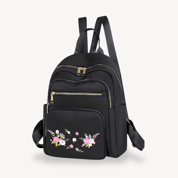 Women's Quilted Nylon Backpack | Loravelle