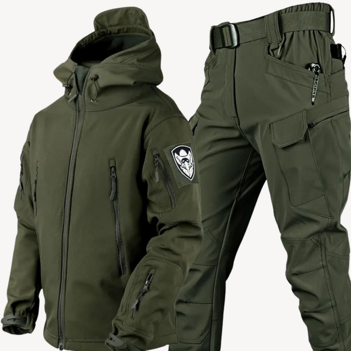 Men's Tactical Softshell Jacket & Pants Set | Loravelle