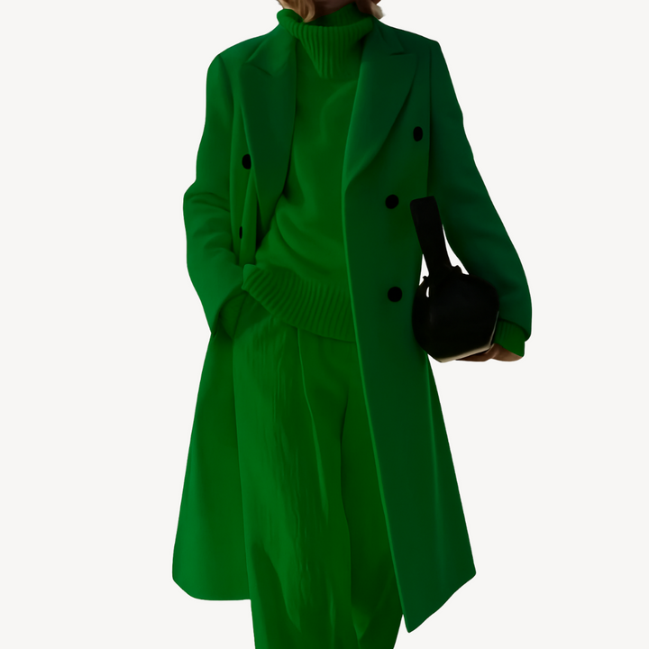 Women’s Double-Breasted Coat | Loravelle