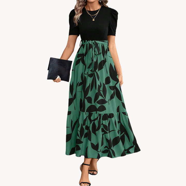 Floral Print Midi Dress Women | Loravelle