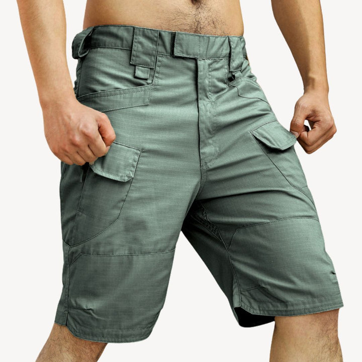 Men's Twill Cargo Workout Shorts | Loravelle
