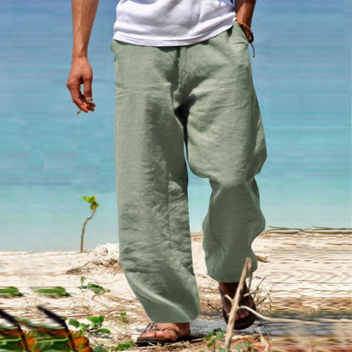 Men's Linen Beach Pants | Loravelle