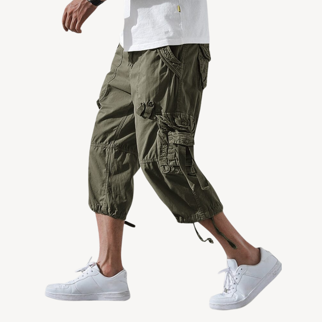 Men's Cargo Capri Shorts | Loravelle