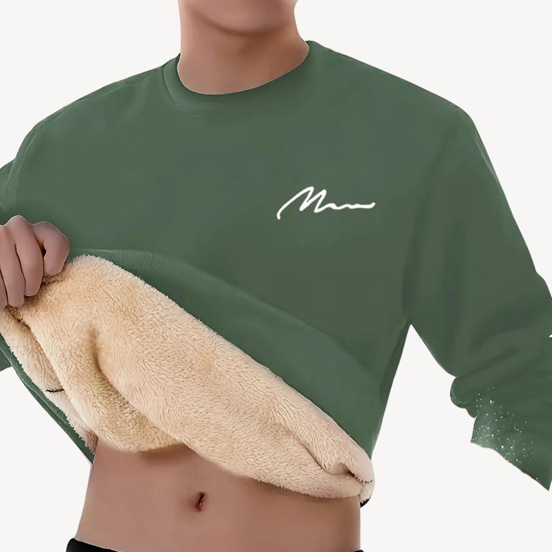 Men’s Fleece-Lined Sweatshirt | Loravelle