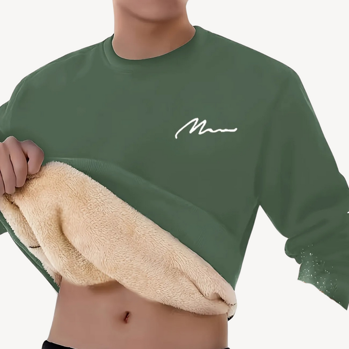 Men’s Fleece-Lined Sweatshirt | Loravelle