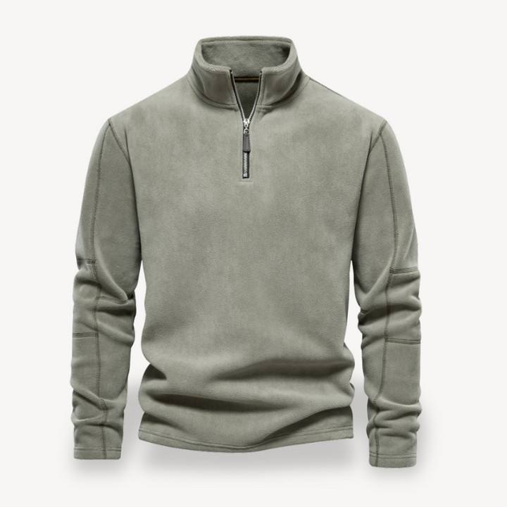Fleece Quarter-Zip Pullover for Men | Loravelle