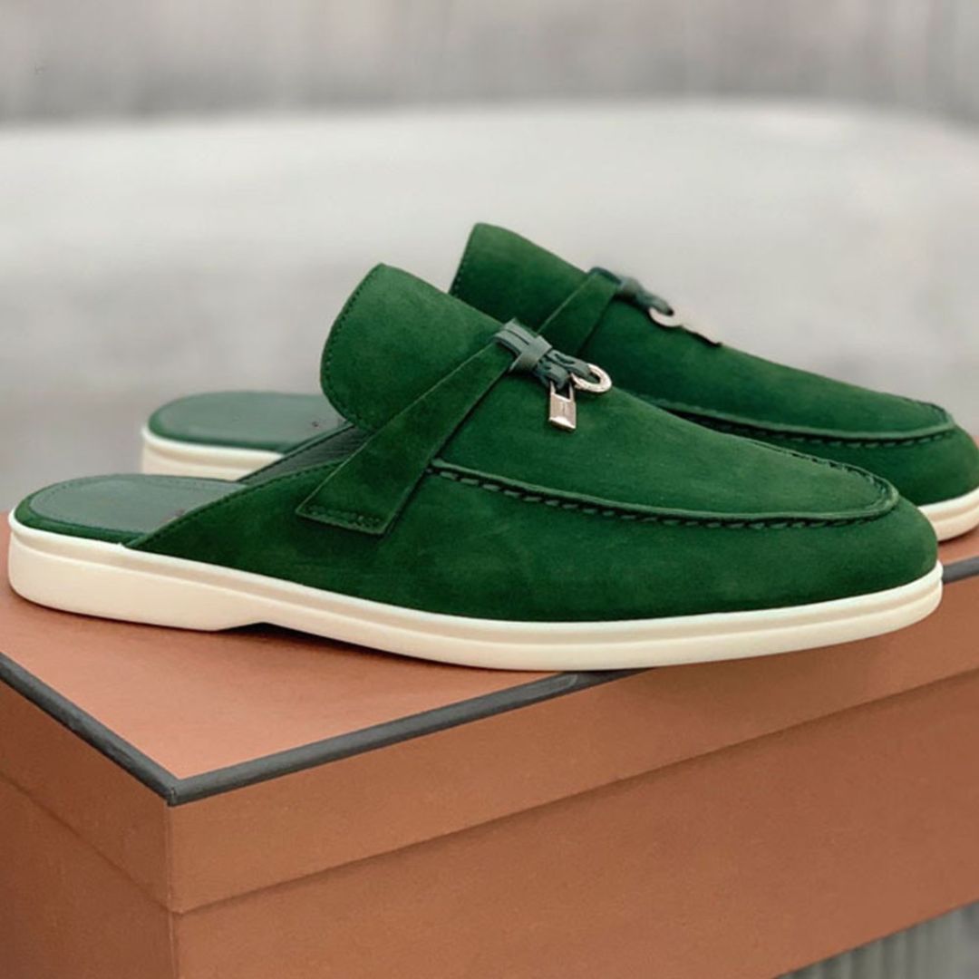 Suede Mule Orthopedic Loafers Women | Loravelle