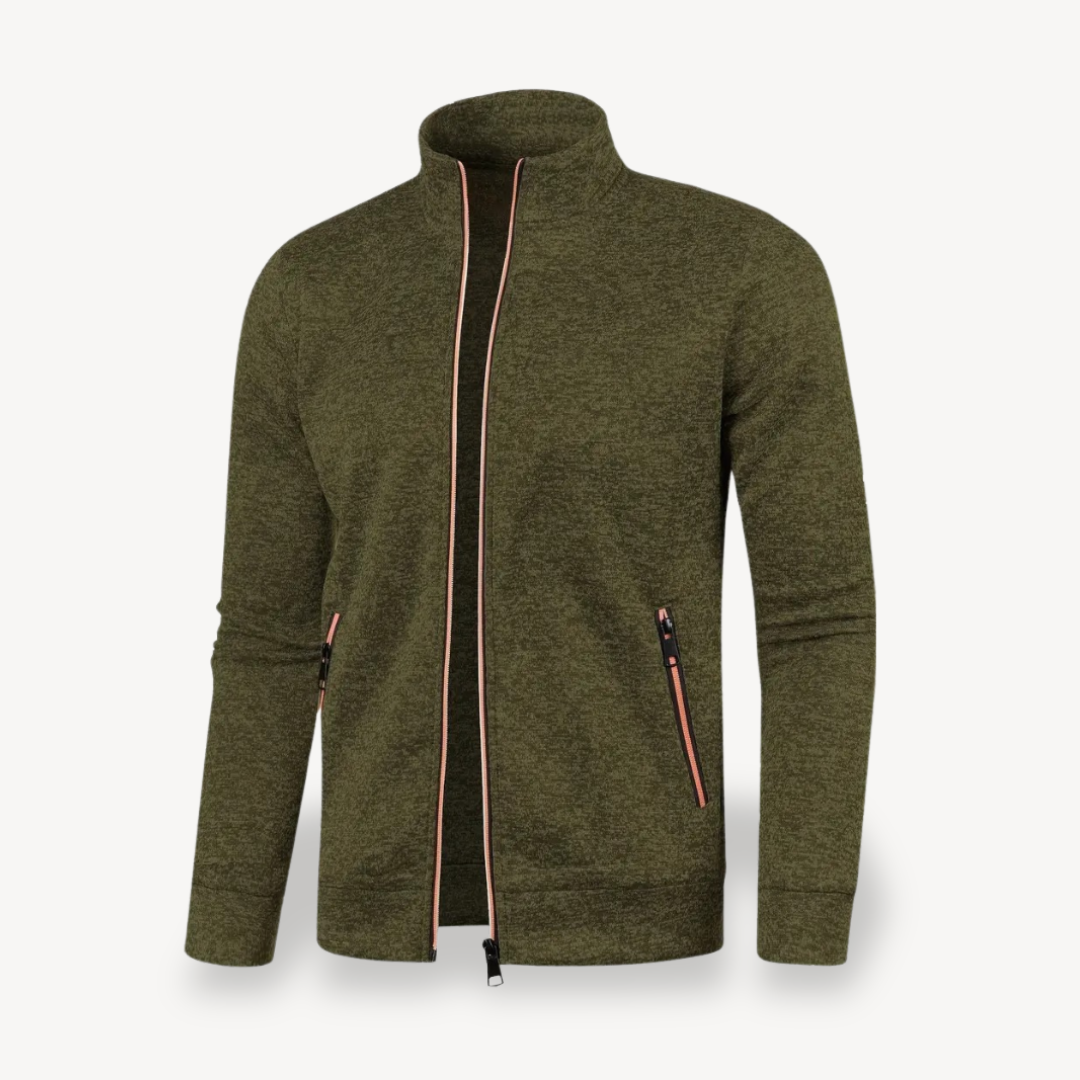 Men’s Zippered Track Jacket | Loravelle