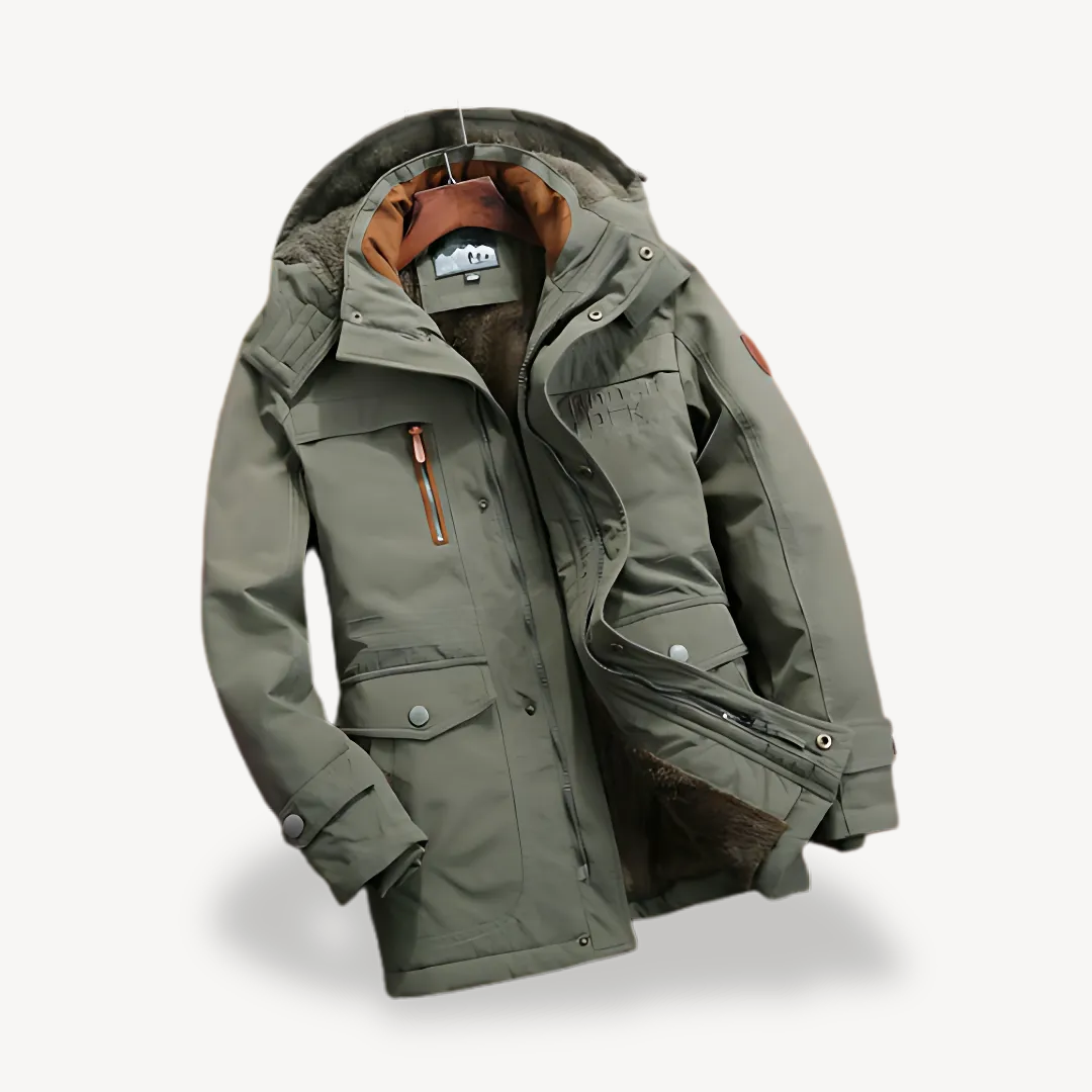 Winter Parka Jacket with Fleece Lining | Loravelle