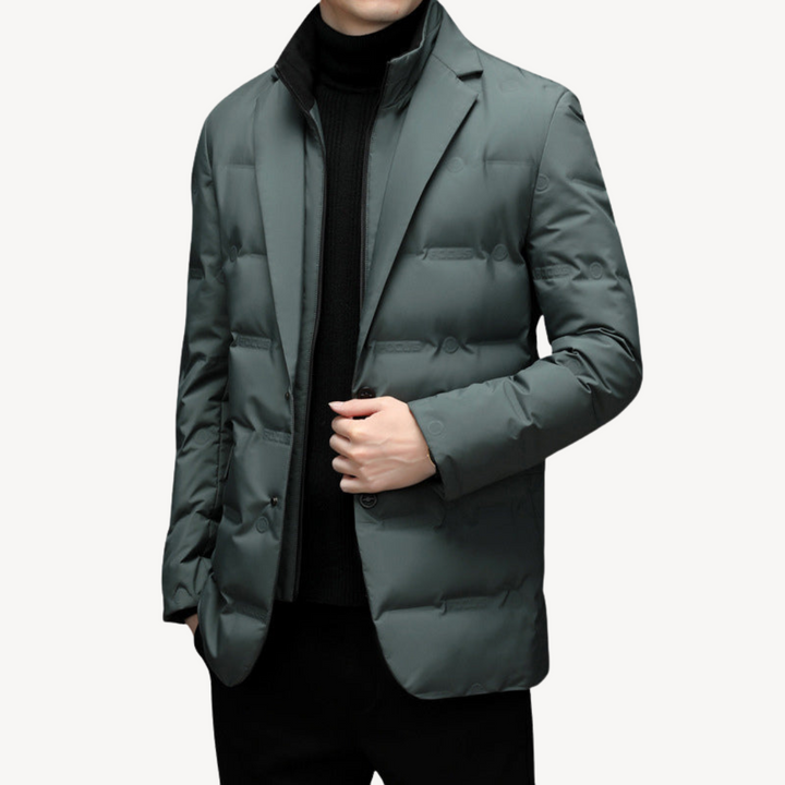 Winter Coat Puffer Blazer Jacket for Men | Loravelle