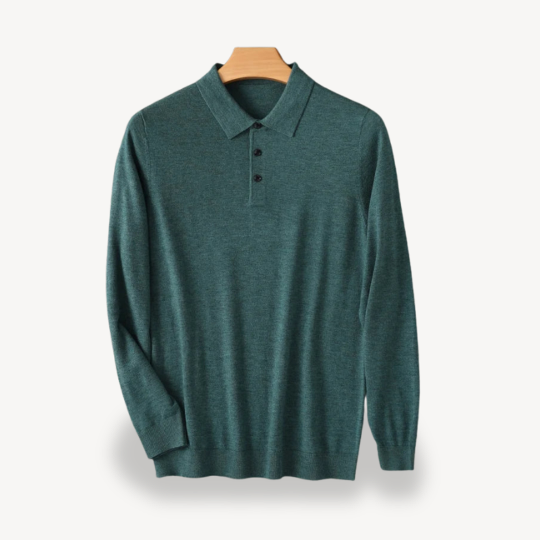 Men’s Long Sleeve Polo Shirt | Loravelle