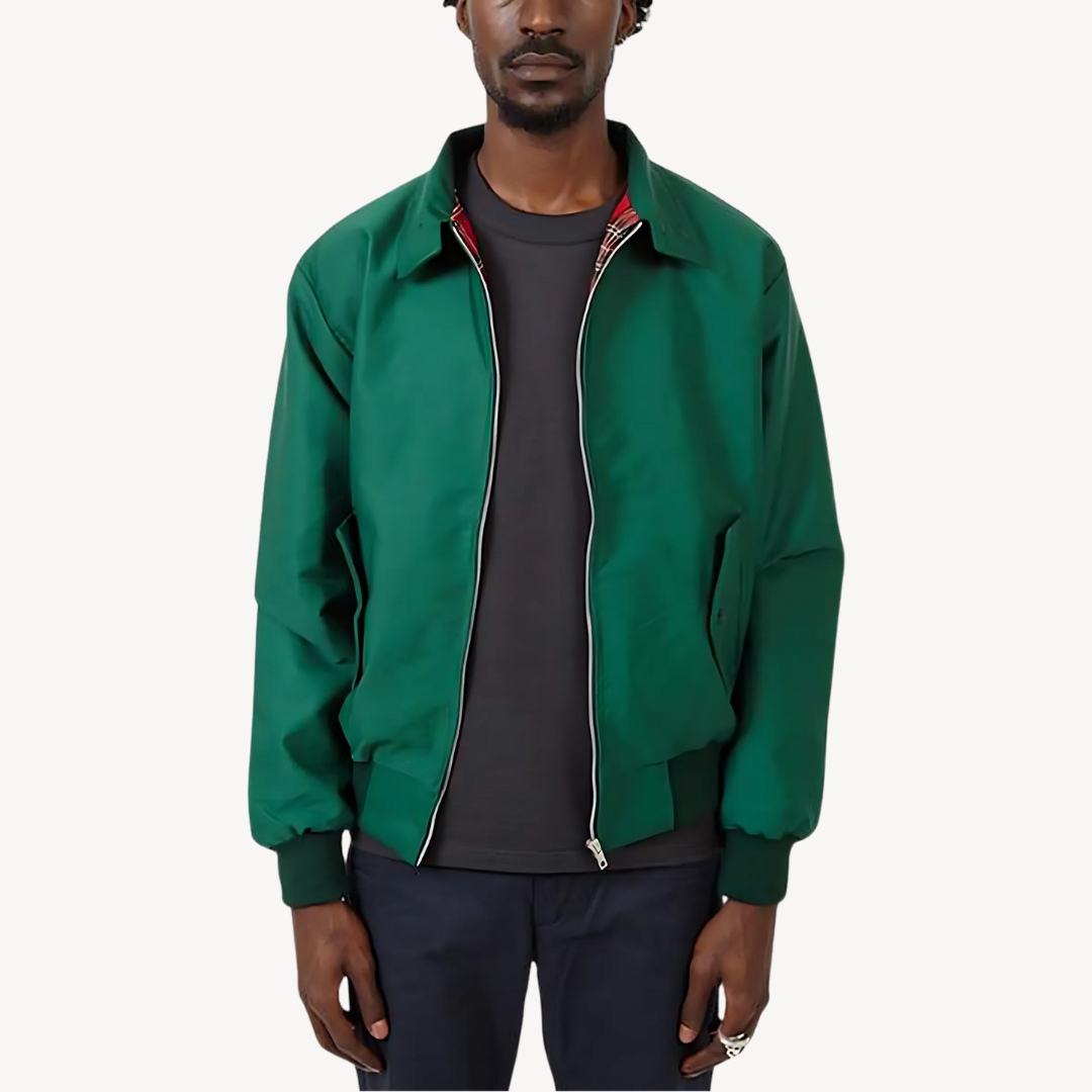 Men's Zip-Up Bomber Jacket | Loravelle