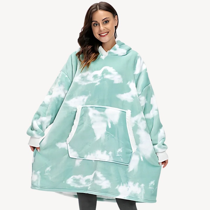 Oversized Tie-Dye Hoodie Blanket | Loravelle