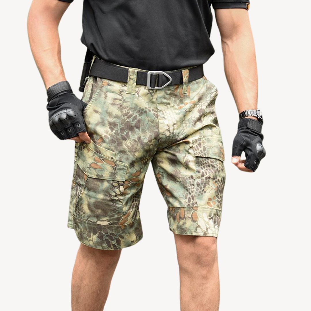 Men's Camo Tactical Shorts | Loravelle