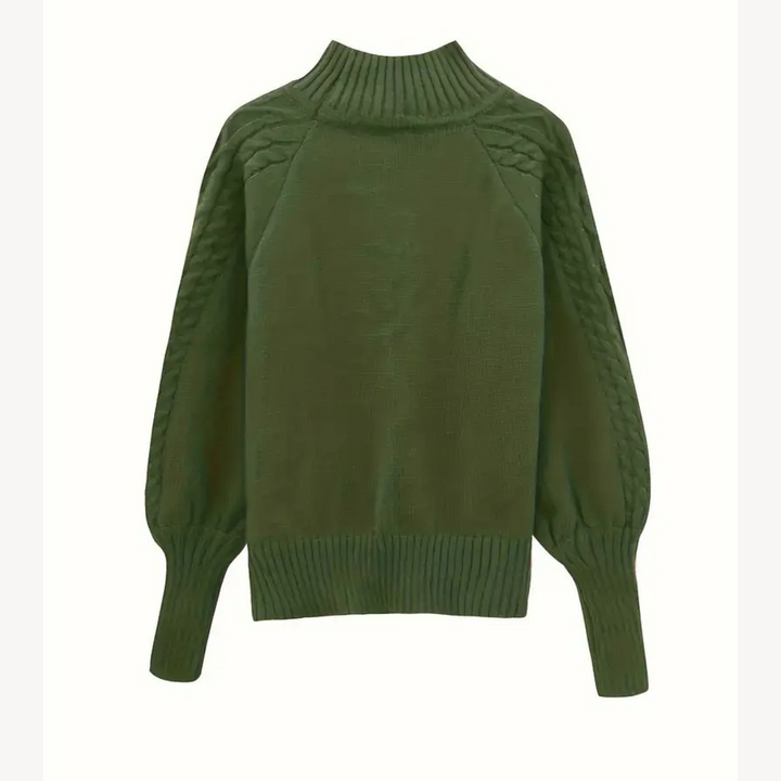 Cable Knit Turtleneck Sweater for Women | Loravelle