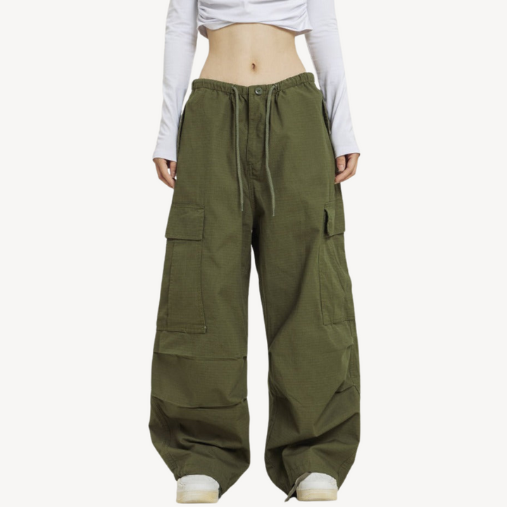 Women's Loose Fit Baggy Cargo Pants | Loravelle