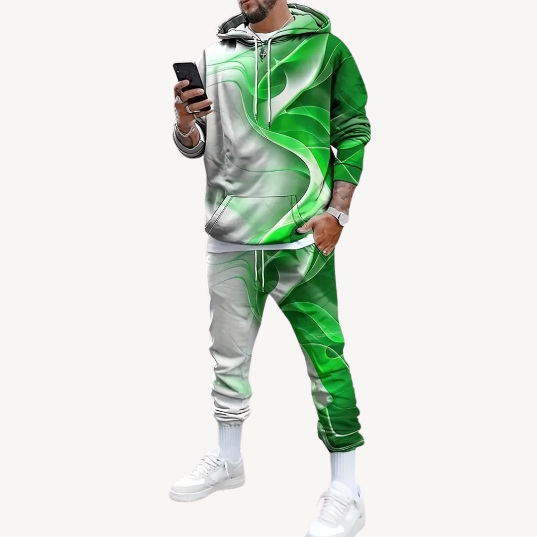 Men’s Gradient Hoodie Tracksuit Set | Loravelle