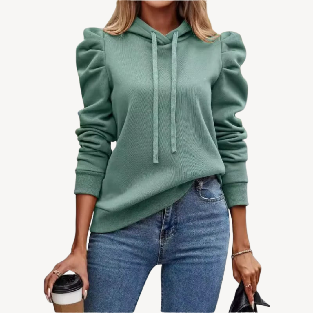 Puff Sleeve Hoodie for Women | Loravelle