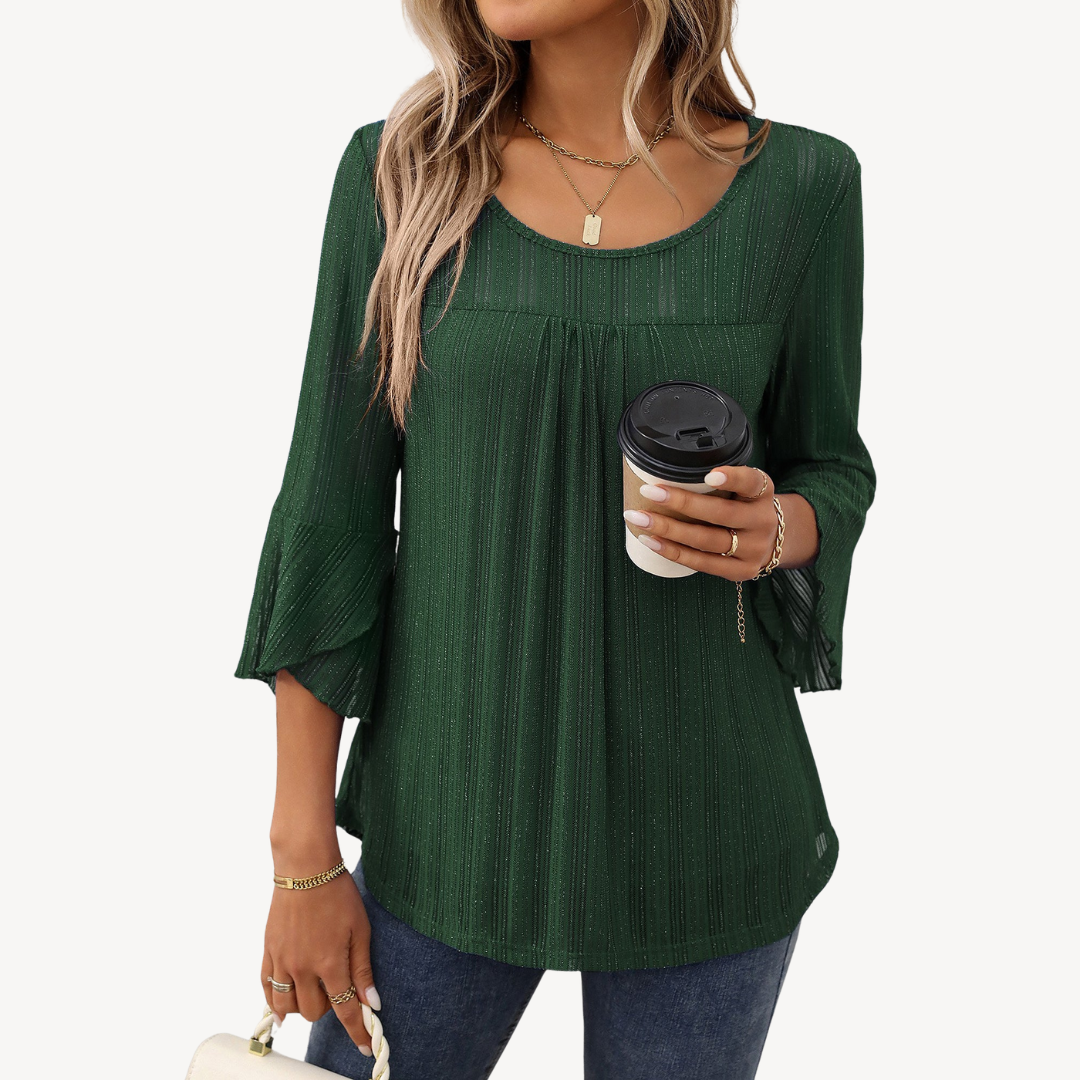 Bell Sleeve Tunic Top for Women | Loravelle