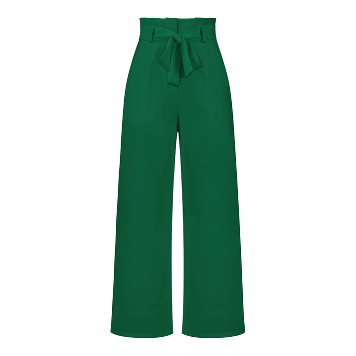 Tie Waist High-Waisted Trousers for women | Loravelle