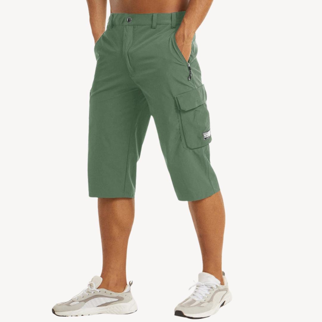 Men’s Cotton Cargo Shorts with Pockets | Loravelle