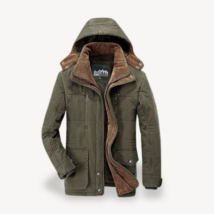 Men’s Winter Jacket with Fleece Lining | Loravelle