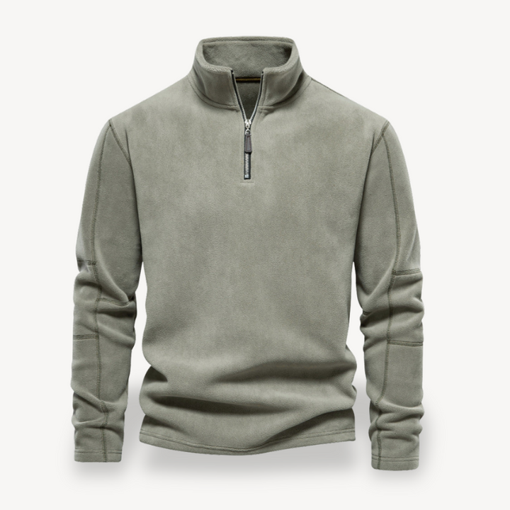 Men's Zip-Up Fleece Sweatshirt | Loravelle
