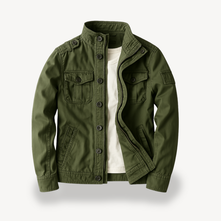 Men’s Casual Military Jacket | Loravelle