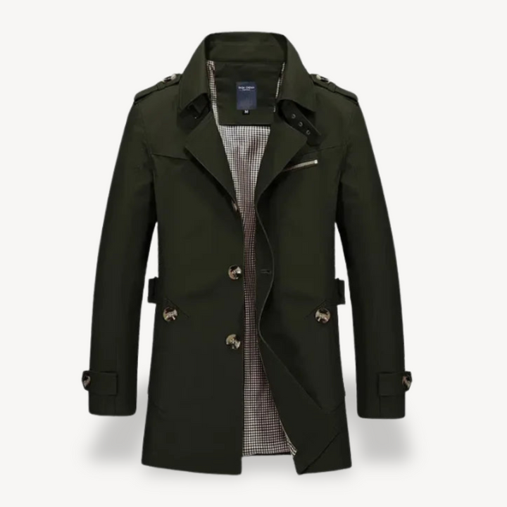 Men's Casual Slim Fit Trench Coat | Loravelle