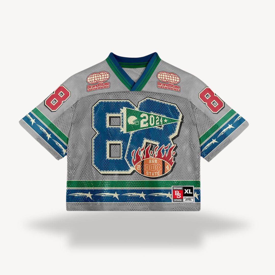 Mesh Football Jersey Men Retro Style | Loravelle