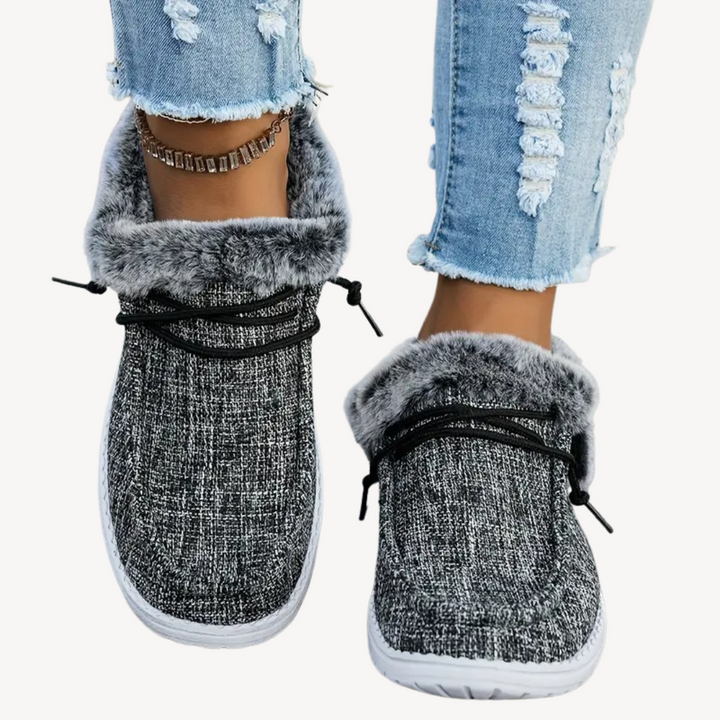 Orthopedic Slip-On Fur Lined Shoes | Loravelle
