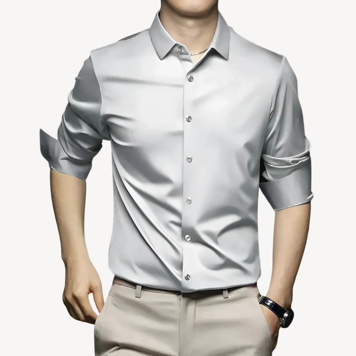 Men's Polyester Long Sleeve Shirt | Loravelle