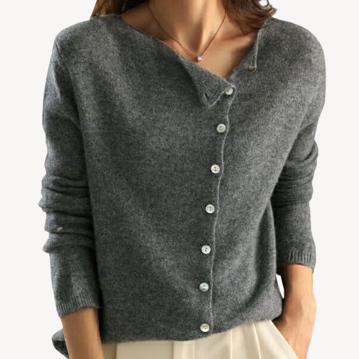Women’s Button-Front Knit Sweater | Loravelle