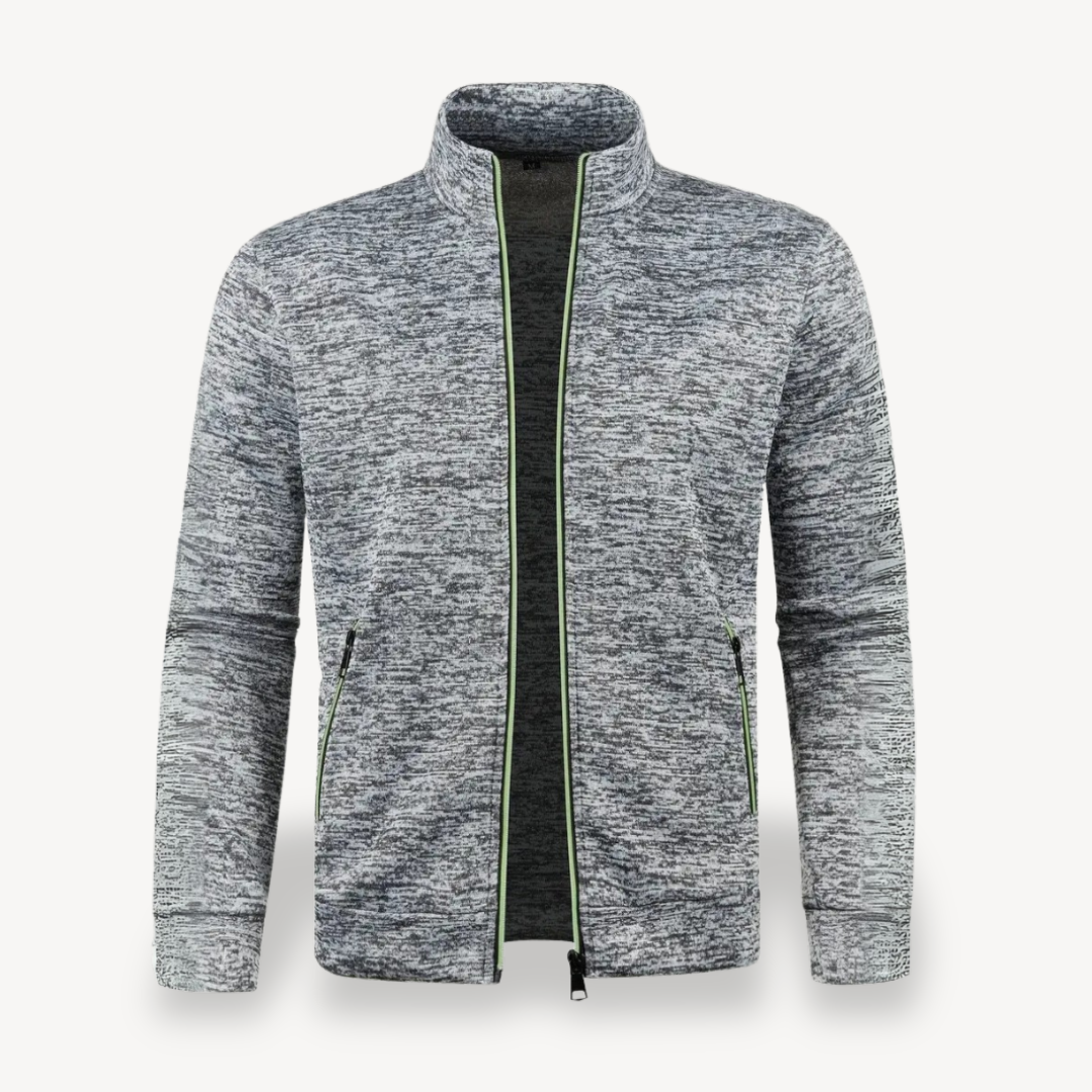 Men’s Zippered Track Jacket | Loravelle