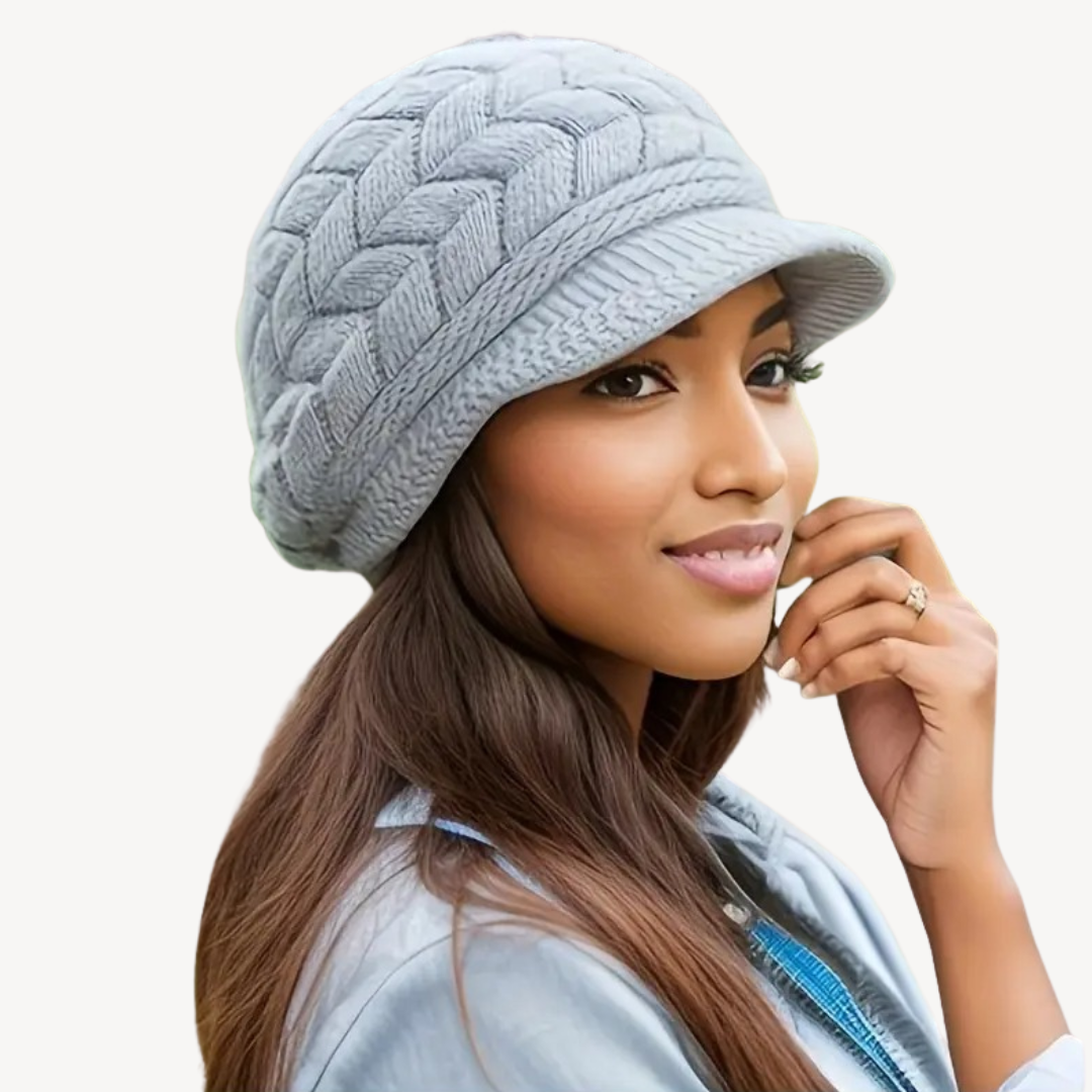 Knitted Baker Boy Hat for Women | Loravelle