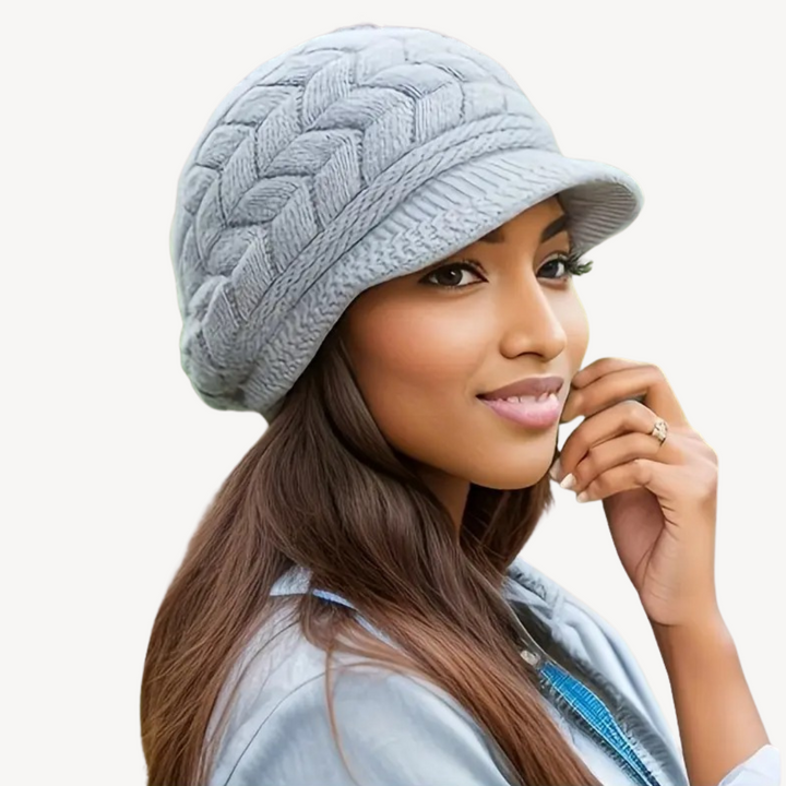 Knitted Baker Boy Hat for Women | Loravelle