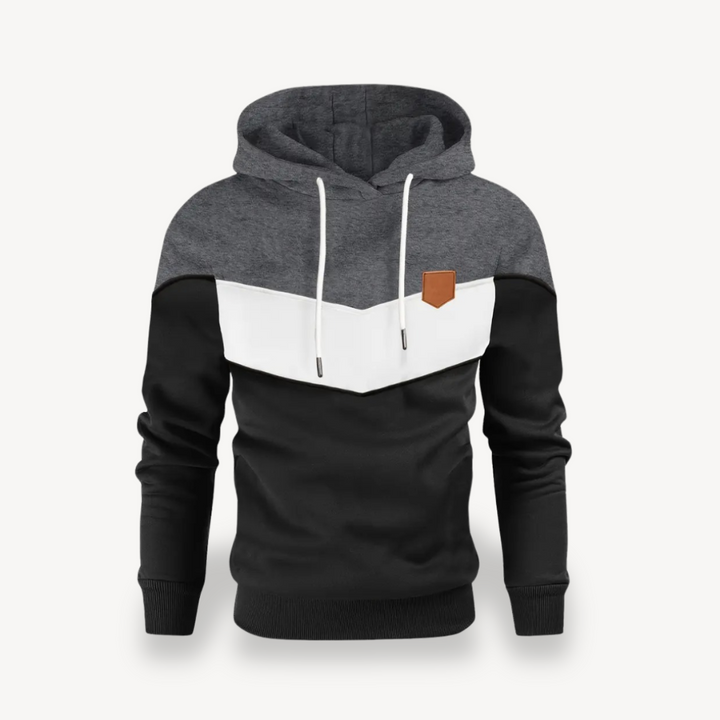Men’s Color Block Hoodie | Loravelle