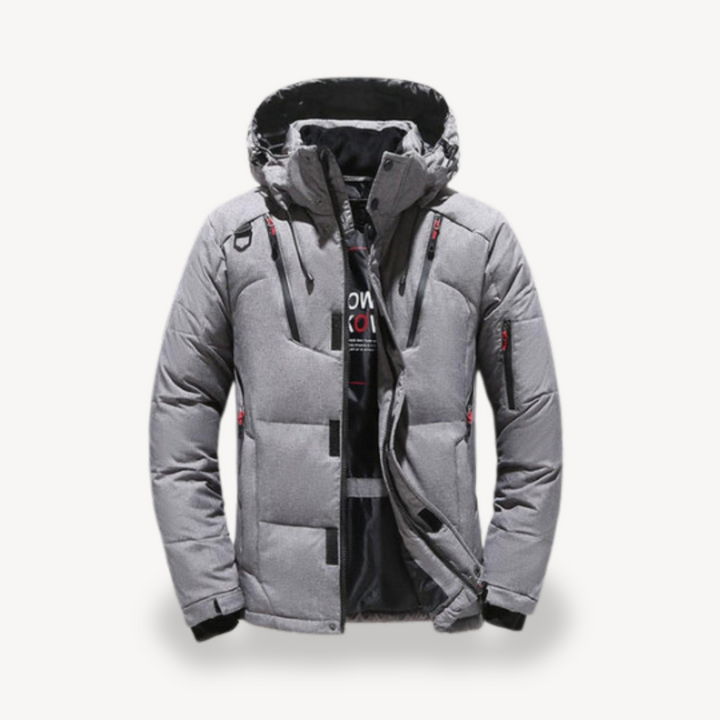 Men’s Winter Puffer Jacket with Hood | Loravelle