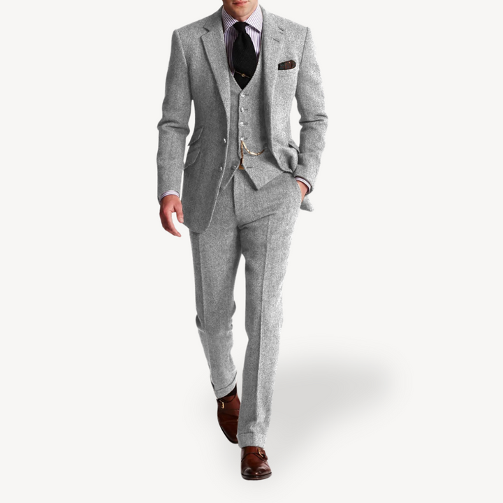 Men’s Wool 3 Piece Suit Slim Fit | Loravelle