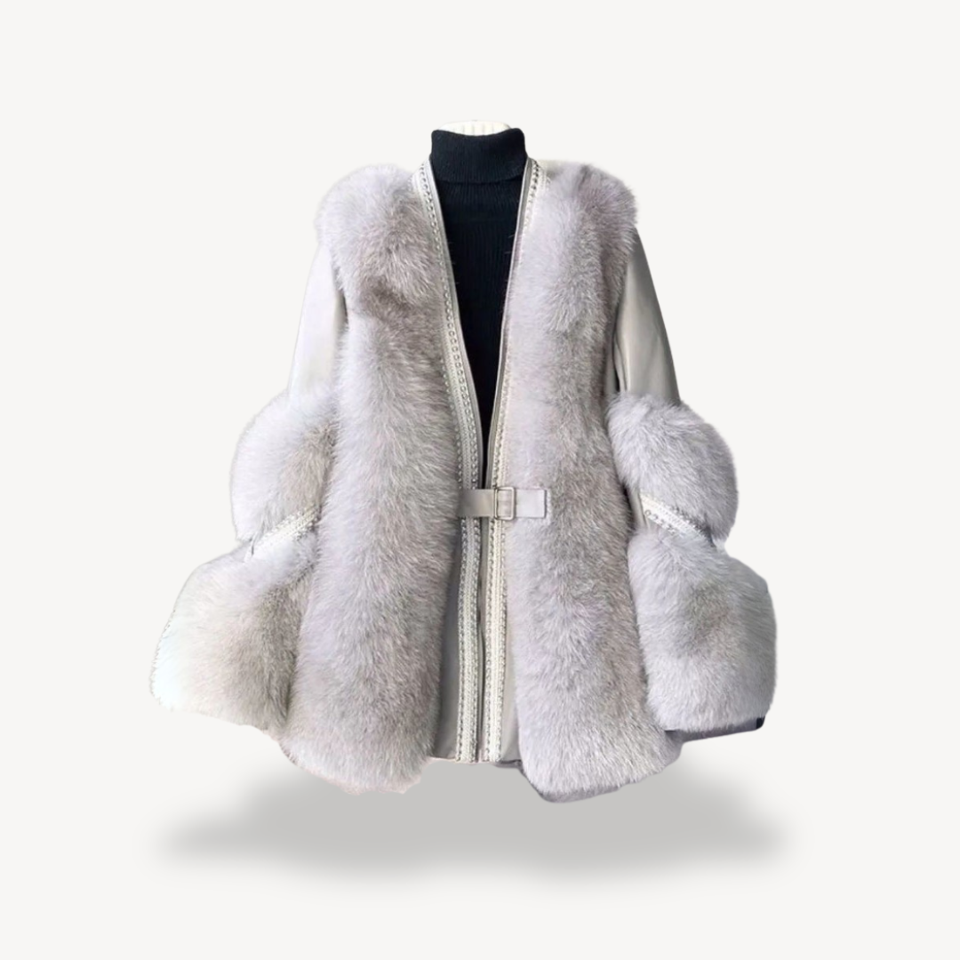 Faux Fur Long Coat for Women | Loravelle