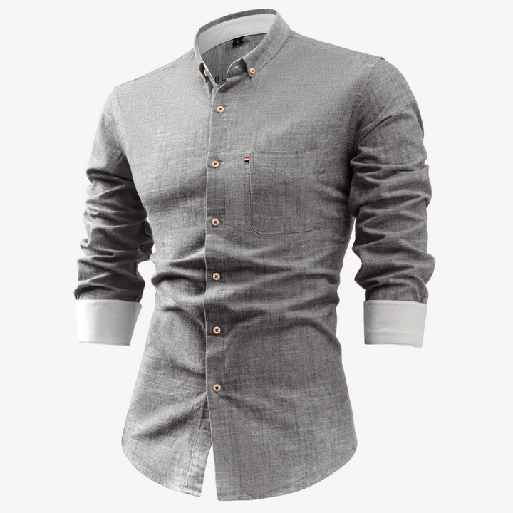 Men's Linen Button-Down Shirt - Casual & Stylish | Loravelle