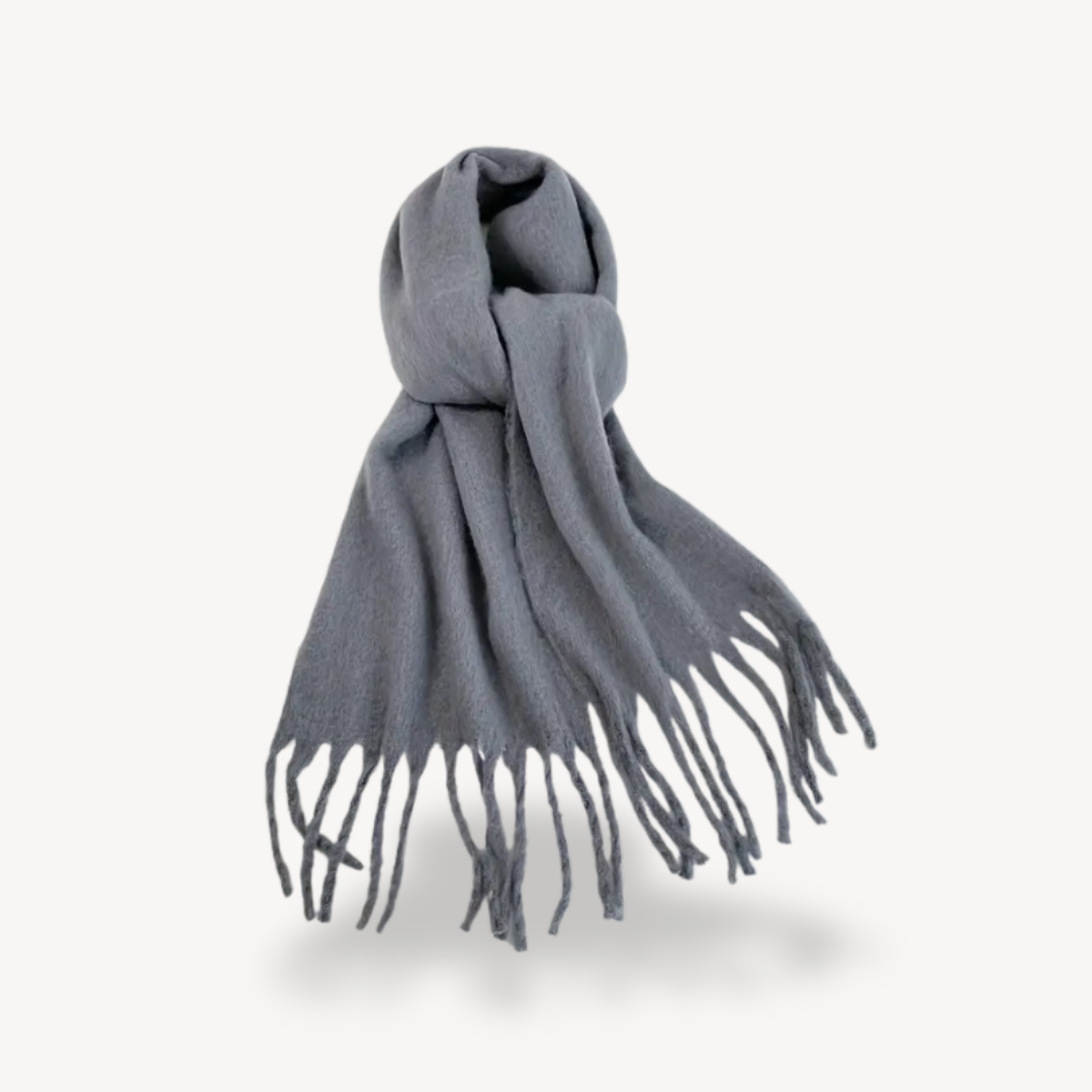 Fringed Wool Scarf | Loravelle
