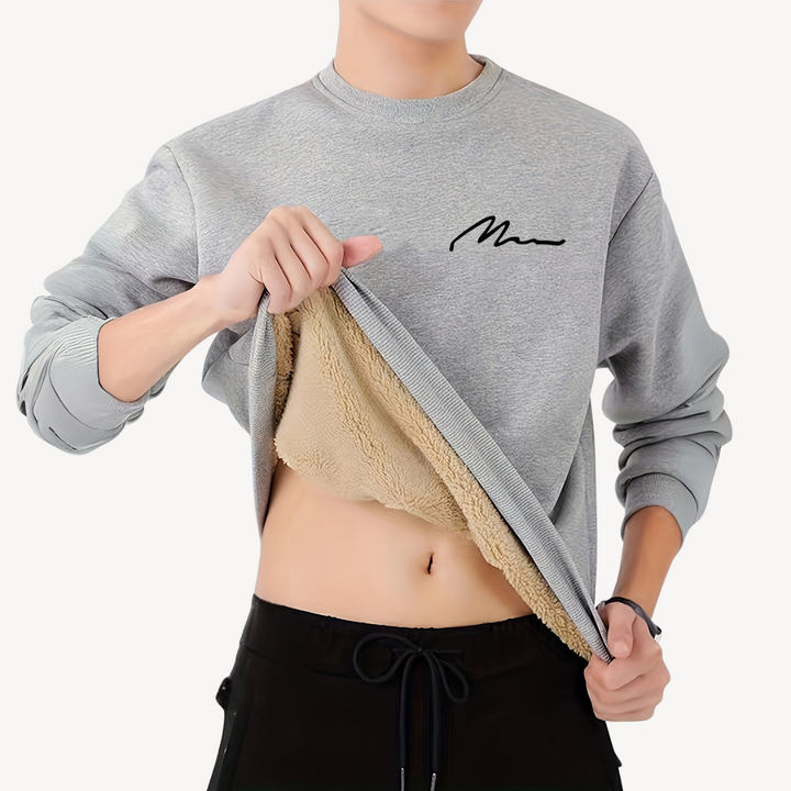 Men’s Fleece-Lined Sweatshirt | Loravelle
