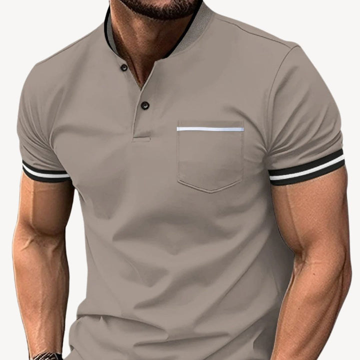 Men's Casual Henley Shirt | Loravelle