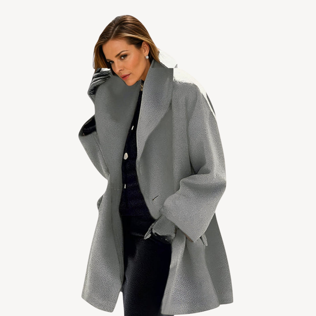 Women's Wool Blend Overcoat | Loravelle