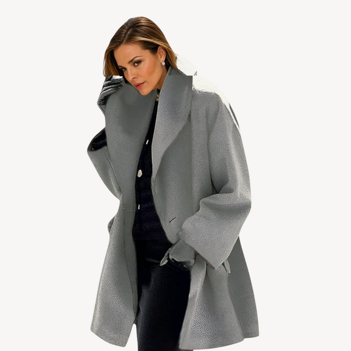 Women's Wool Blend Overcoat | Loravelle